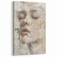 Modern Figurative Abstract Canvas - Artistic Human Expression Decor