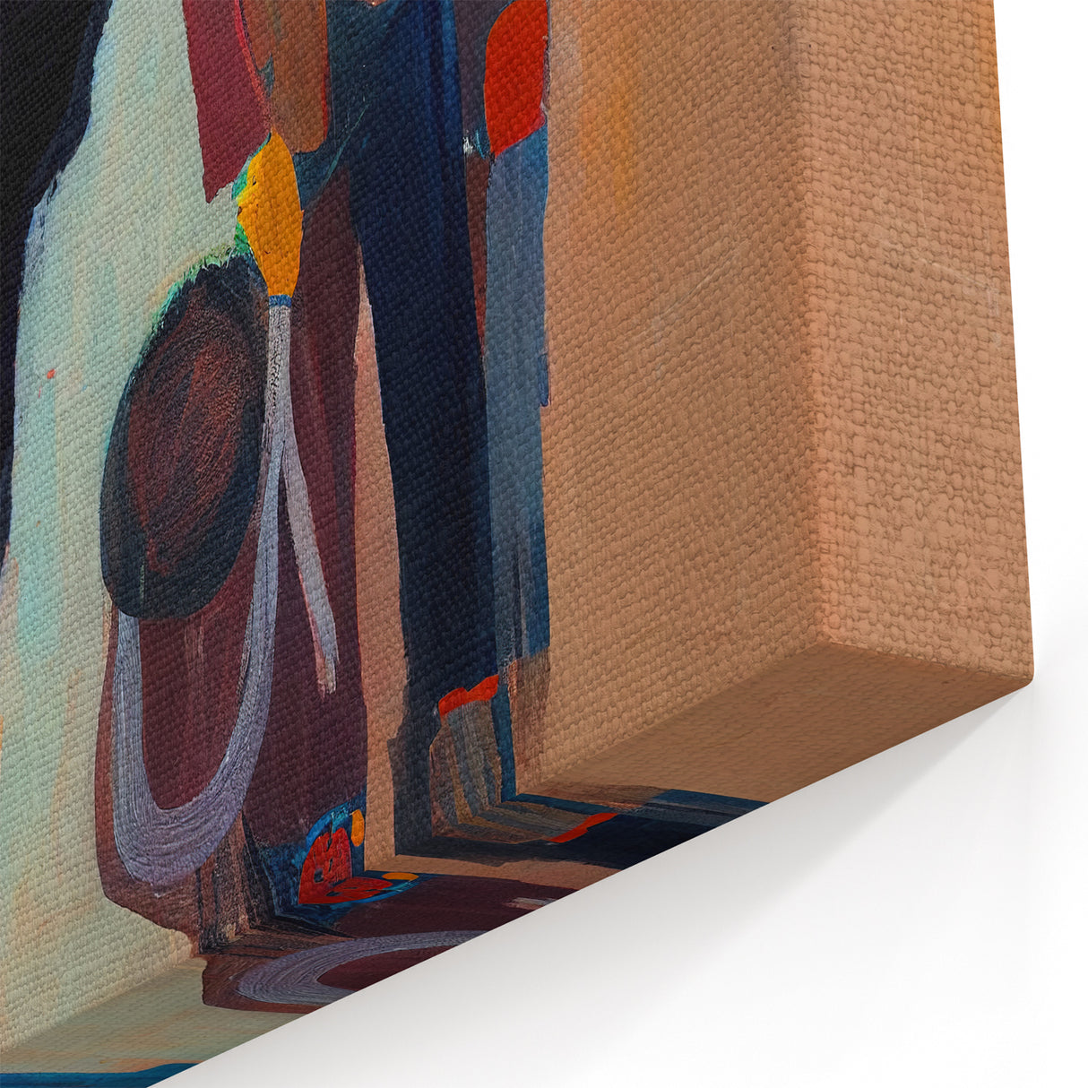 Vibrant Figurative Cowboy Art Canvas - Modern Western Wall Decor