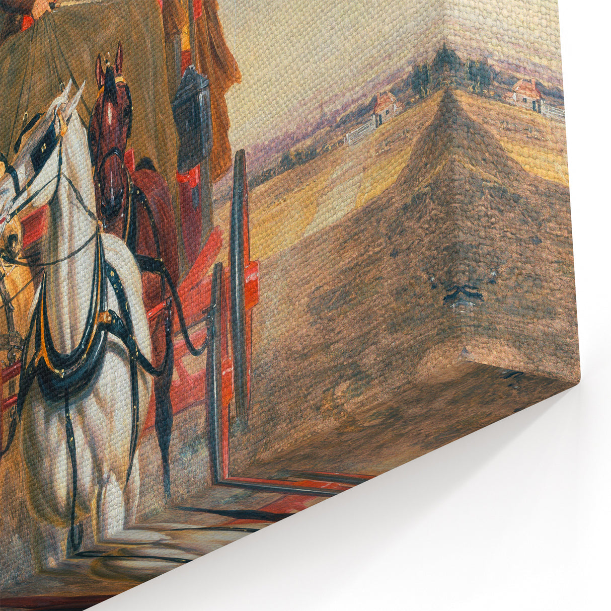 Realism Art Print – The Royal Mail Coach on the Road | Classic British Art