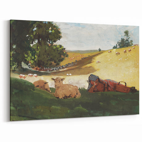 Realism Art Print – Warm Afternoon by Winslow Homer | Serene Pastoral Scene