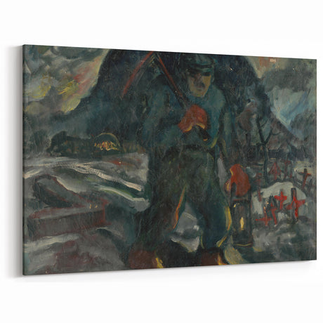 Realism Art Print – Miner | Dark and Atmospheric Industrial Scene