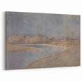 Classical Realism Art Print – Serene Landscape by the Water