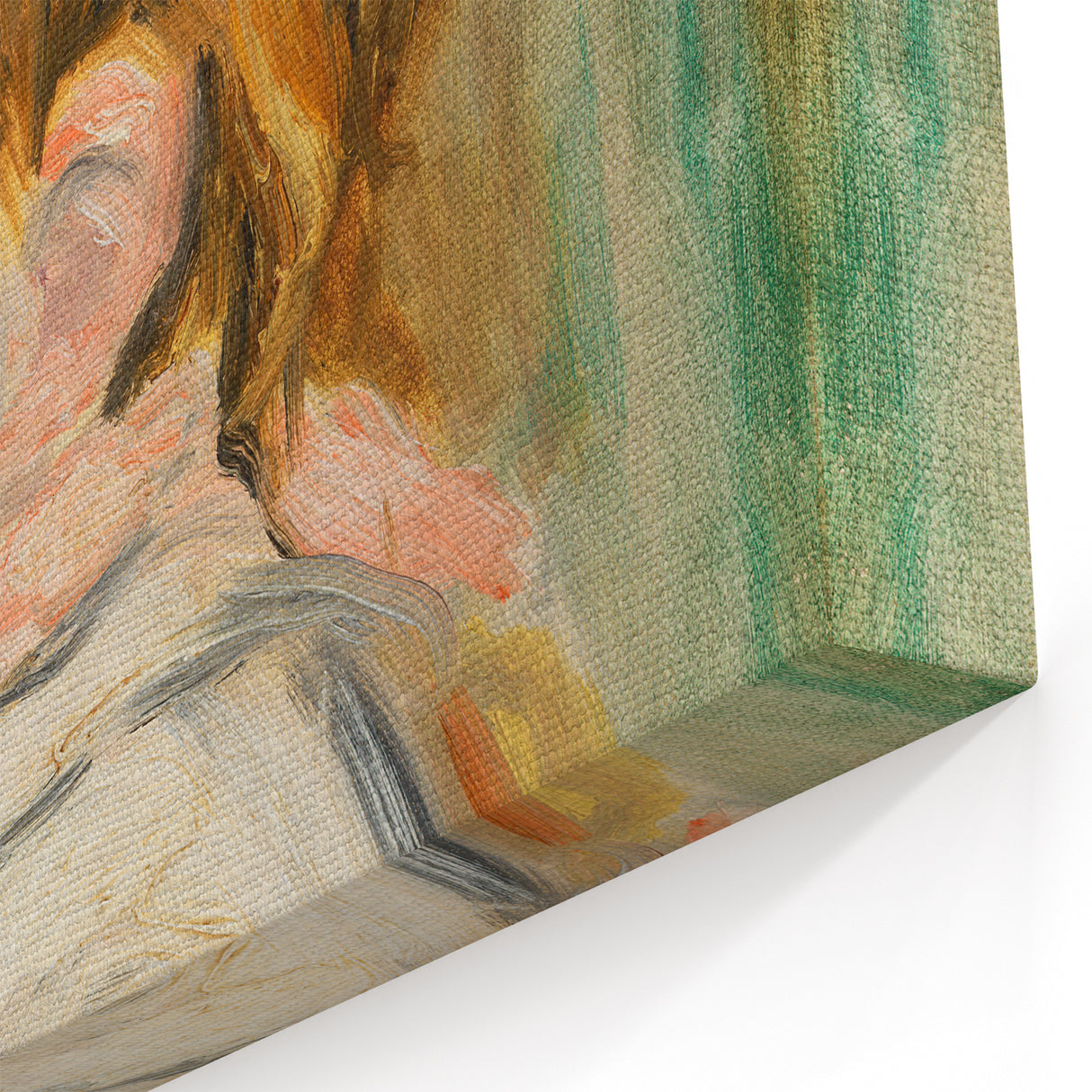 Charming Realism Art Print – Baby's Head by Renoir
