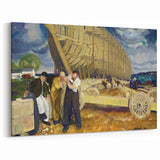 Dynamic Realism Art Print – Builders of Ships by Bellows