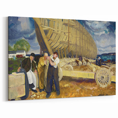 Dynamic Realism Art Print – Builders of Ships by Bellows