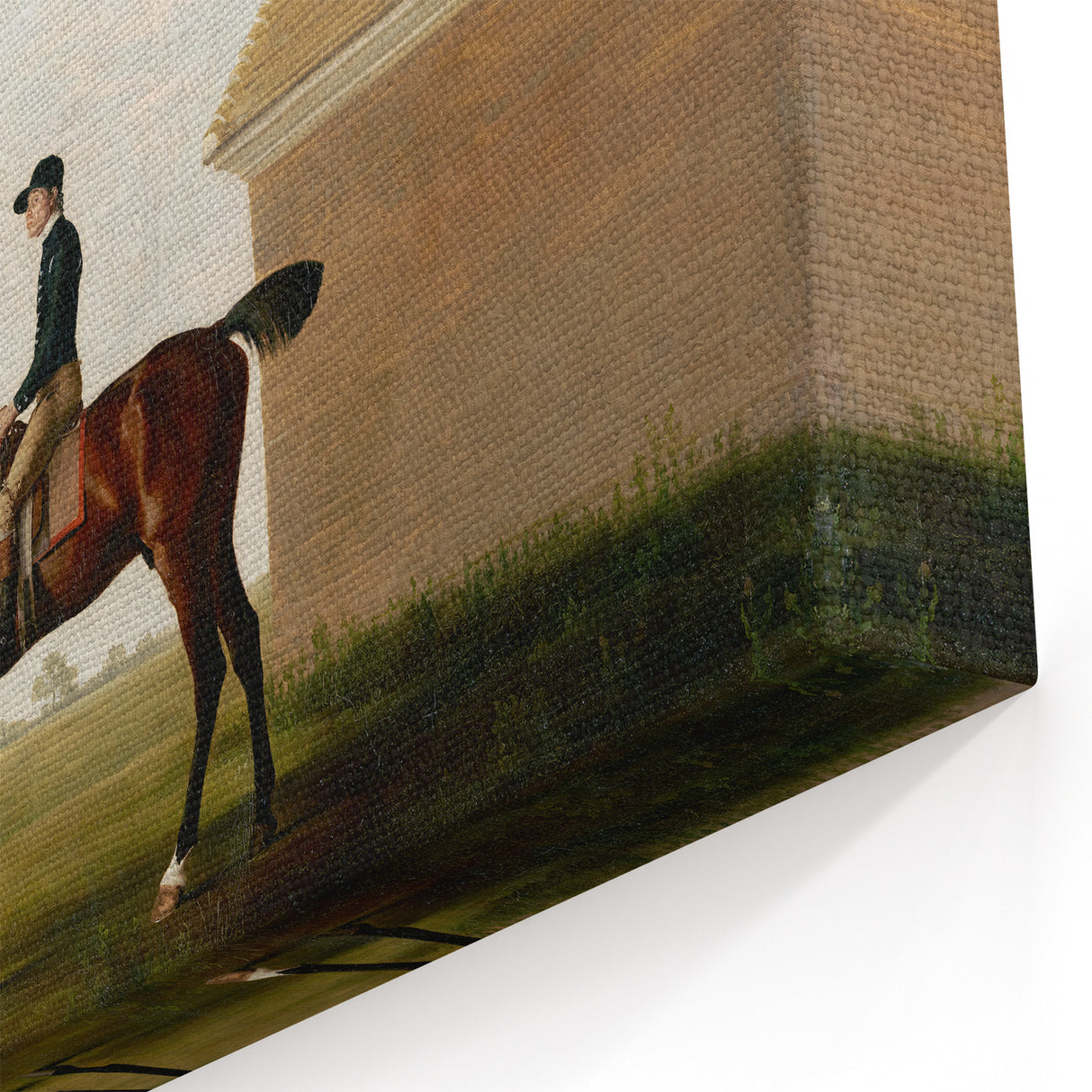 Classical Realism Painting - Turf with Jockey by George Stubbs Canvas