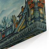 Moody Realism Landscape - In Suburbs by Konštantín Bauer Art Print