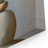 Minimalist Stone Balance Art – Tranquil Abstract Canvas Wall Decor