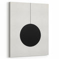 Minimalist Black Sphere Art – Simple Abstract Wall Decor for Modern Spaces