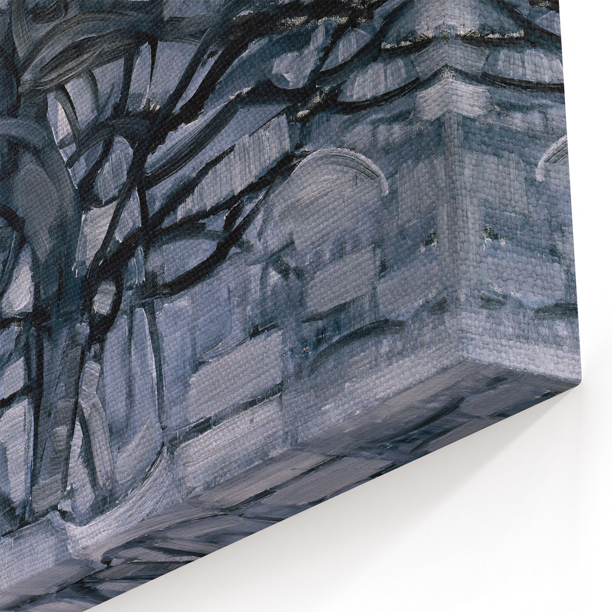 Piet Mondrian's Gray Tree - Minimalist Contemporary Wall Art Print