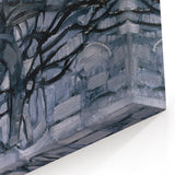 Piet Mondrian's Gray Tree - Minimalist Contemporary Wall Art Print