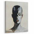 Minimalist Face Art - Modern Dual Tone Abstract Portrait Print