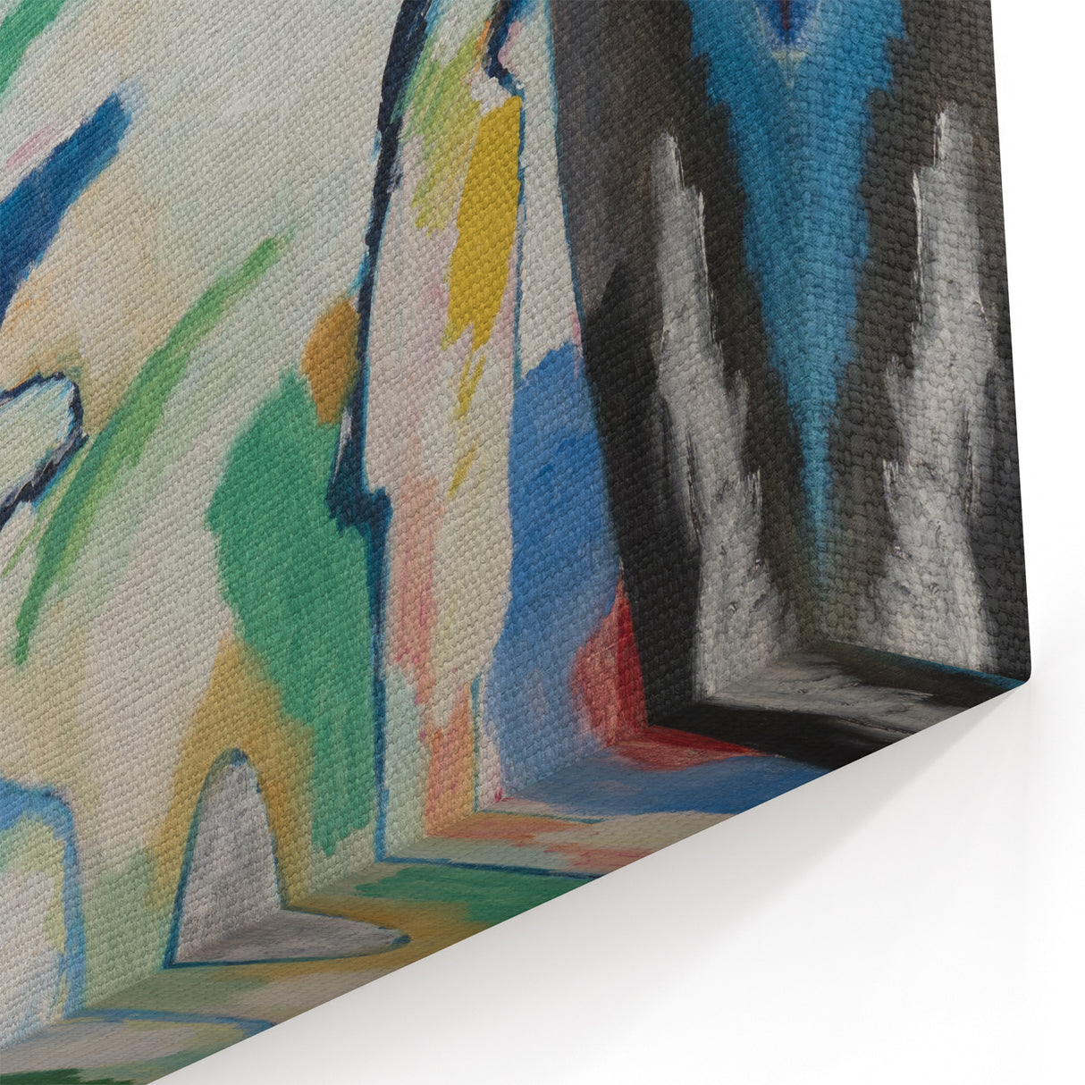 Abstract Mountain Landscape - Colorful Modern Wall Art Print