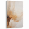 Warm Beige and Cream Abstract Art - Minimalist Canvas Wall Decor