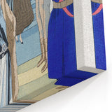 Elegant Art Deco Wall Art – Chic 1920s Fashion Scene in Stylish Colors