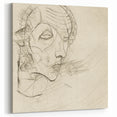 Modern Art Deco Wall Art – Abstract 1920s Inspired Sketch Portrait