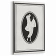Elegant Art Deco Wall Art – Stylish Monochrome Fashion Illustration