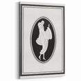 Elegant Art Deco Wall Art – Stylish Monochrome Fashion Illustration