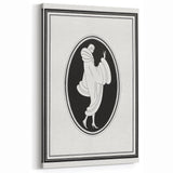 Elegant Art Deco Wall Art – Stylish Monochrome Fashion Illustration