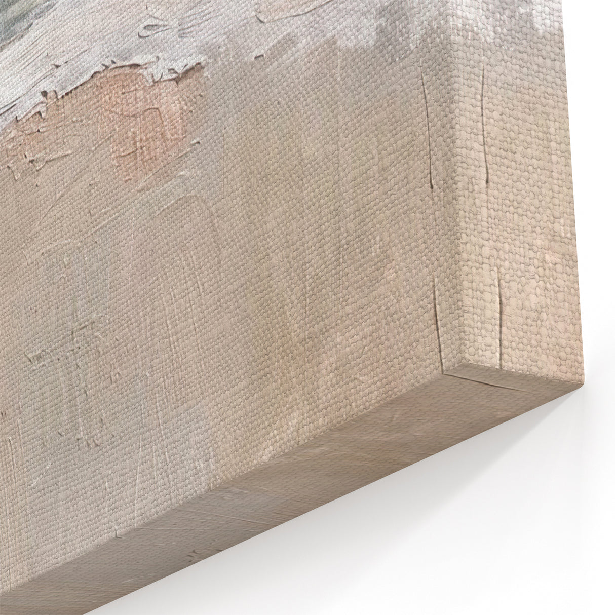 Minimalist Abstract Landscape Art Print - Neutral Earthy Tones