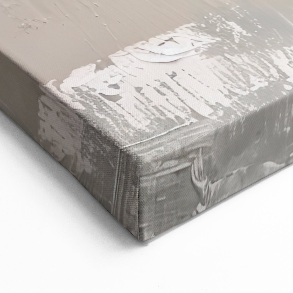 Minimalist Abstract Landscape Art Print - Neutral Earthy Tones