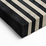 Minimalist Geometric Art Print - Black Green Blue Abstract Shapes