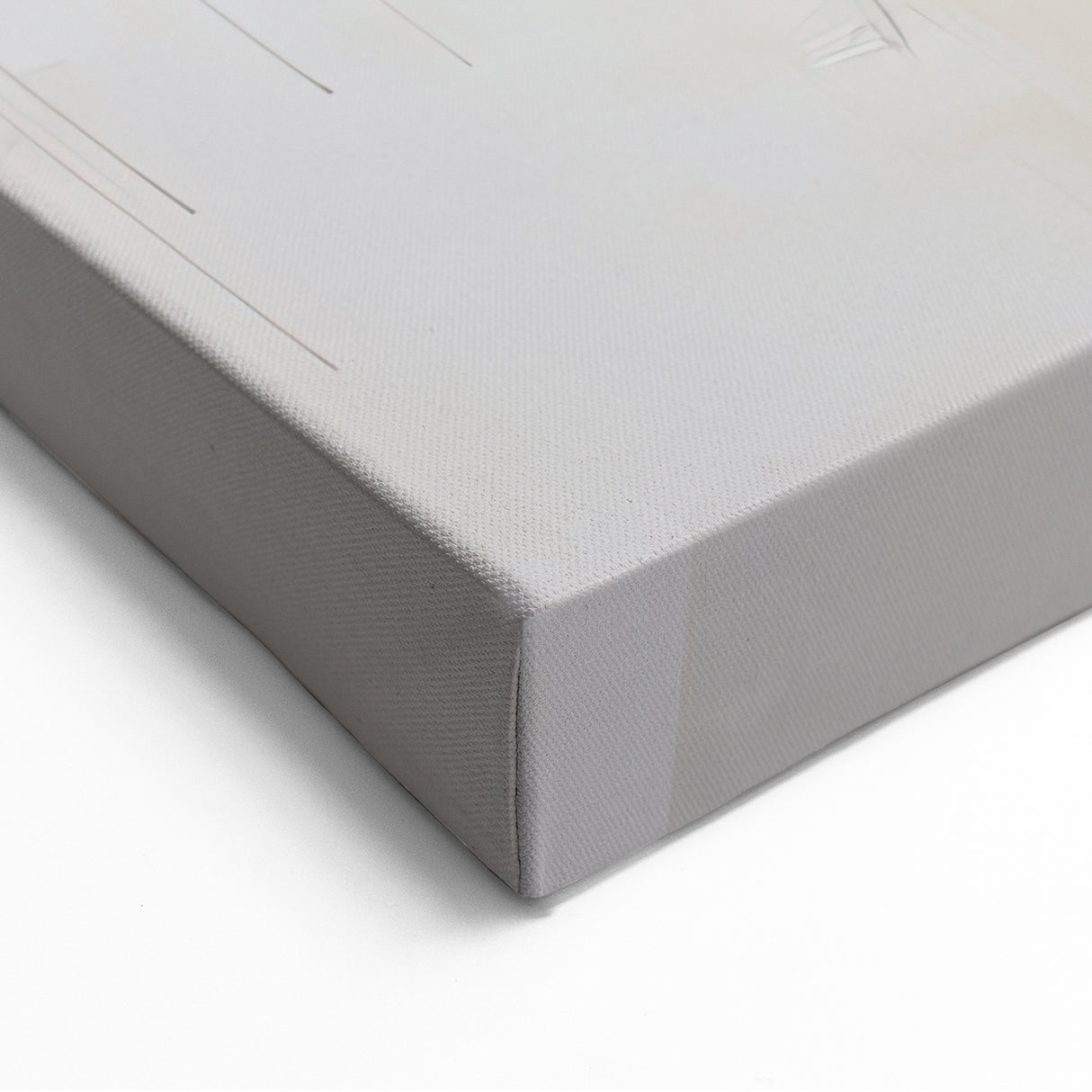 Black Beige Orange Linear Design - Minimalist Abstract Art Print