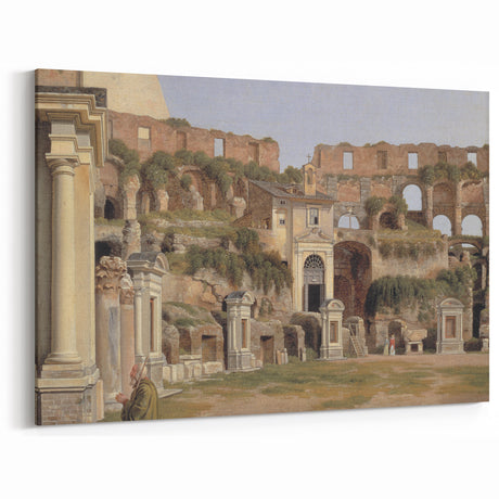 Realism Colosseum Art | Interior of the Colosseum by C.W. Eckersberg