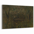 Realism Art Print - In the Garden at the Table by László Mednyánszky