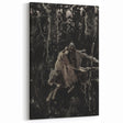 Realism Art Print of Royal Escape | Dark Forest and Brave Companions