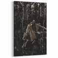 Realism Art Print of Royal Escape | Dark Forest and Brave Companions