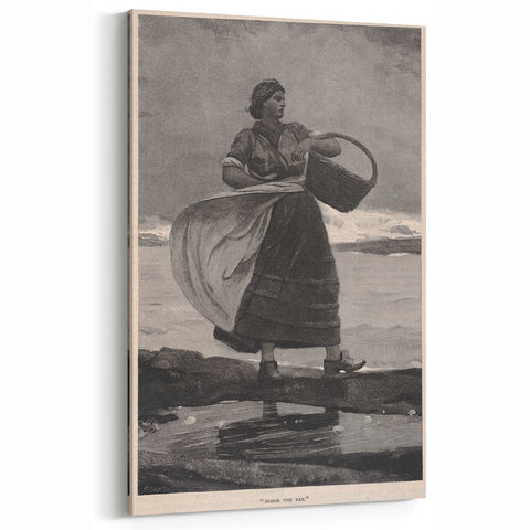Classic Realism Print | Inside the Bar - Timeless Coastal Scene