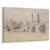 Historic Realism Art | Opening of the New London Bridge by David Cox Print