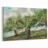 Charming Realism Art Print | Girl Picking Apple Blossoms by Winslow Homer