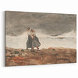 Stormy Realism Art Print | Danger by Winslow Homer | Coastal Scene