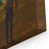 Realism Art Prints - Man with a Scythe by Winslow Homer