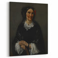Realism Art Prints - Portrait of a Woman by Gustave Courbet