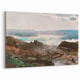 Realism Art Prints - Sunshine and Shadow, Prout's Neck by Winslow Homer