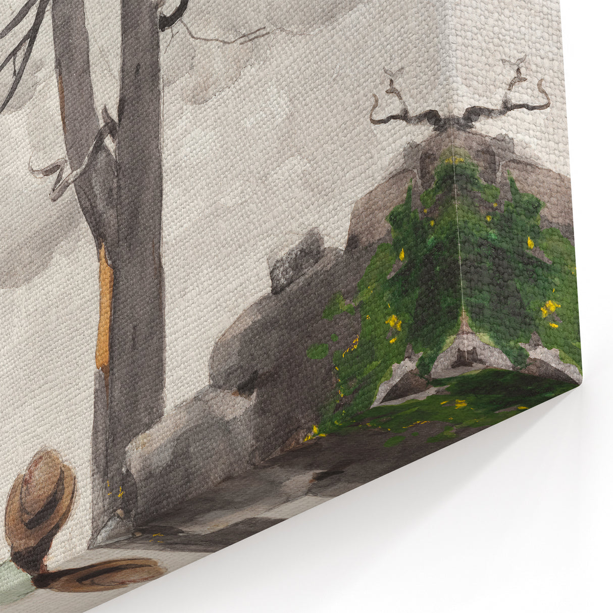 Realism Art Prints - The Eagle’s Nest by Winslow Homer