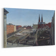 Urban Art Deco Wall Art – 1920s Cityscape with Vintage Charm