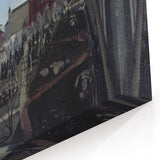 Urban Art Deco Wall Art – 1920s Cityscape with Vintage Charm