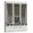 Elegant Art Deco Wall Art – Monochrome Architectural Carriage Scene