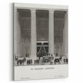 Elegant Art Deco Wall Art – Monochrome Architectural Carriage Scene