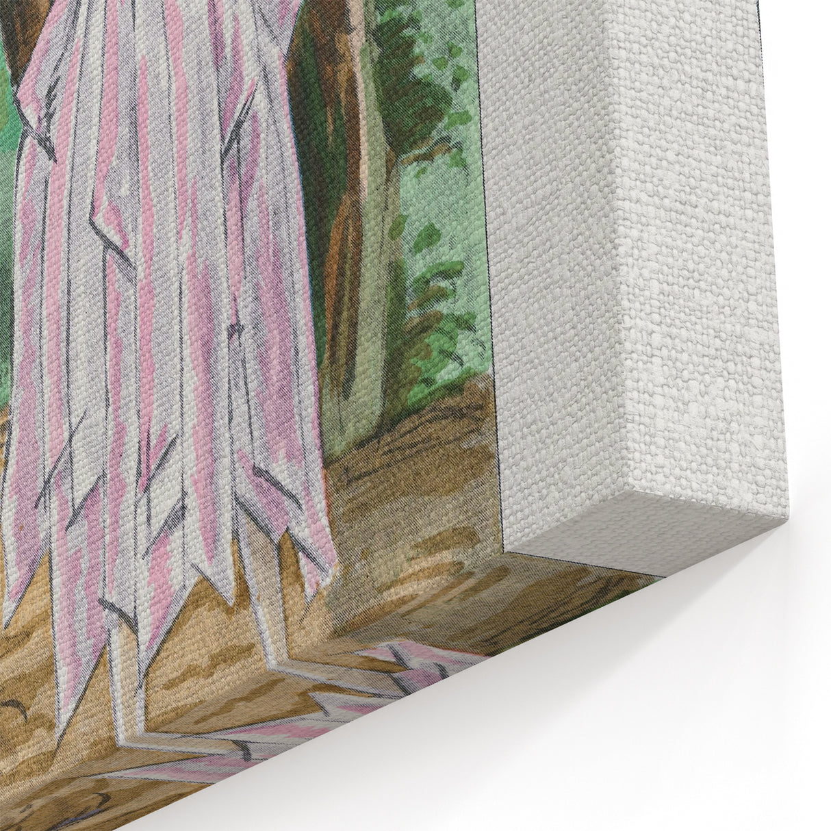 Graceful Art Deco Wall Art – 1920s Garden Fashion Illustration Print