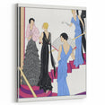 Elegant Art Deco Wall Art – 1920s Evening Gowns in Glamorous Setting