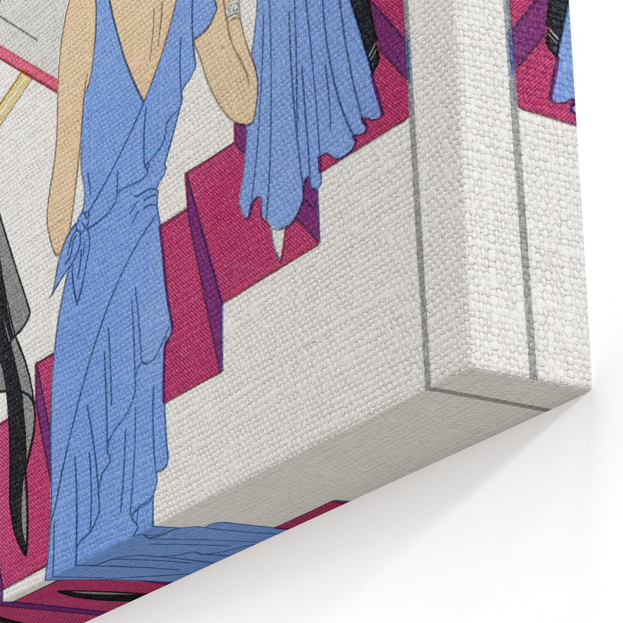 Elegant Art Deco Wall Art – 1920s Evening Gowns in Glamorous Setting