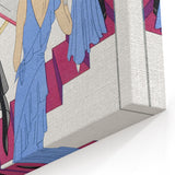 Elegant Art Deco Wall Art – 1920s Evening Gowns in Glamorous Setting