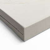 Contemporary Abstract Brushstroke Art - Black Beige Minimalist Design