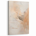 Soft Abstract Brushstroke Art - Beige with Peach with Subtle Lines