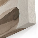 Calm Earthy Minimalist Art - Neutral Stone Balance Watercolor Print